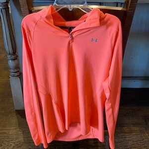 Hot pink under armor quarter zip